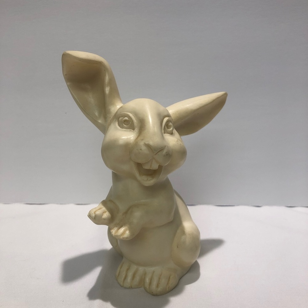 Vintage A. Santini Rabbit Sculpture, Made In Italy.
